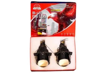 Auto Ideal Chameleon Bi-LED Fog Projector Lens – AI App Controlled Dual Color Bi-Laser Lens for Universal Car Fitment | Salama4s Premium Lighting